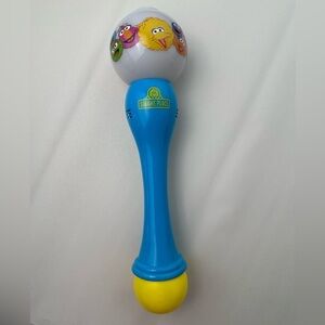 Sesame Street Place Light Up Bubble Wand Works Excellent Big Bird Cookie Monster